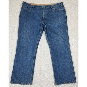 Duluth Trading Co. Jeans Ballroom Relaxed Fit Men's 50x34 Blue Denim 86069